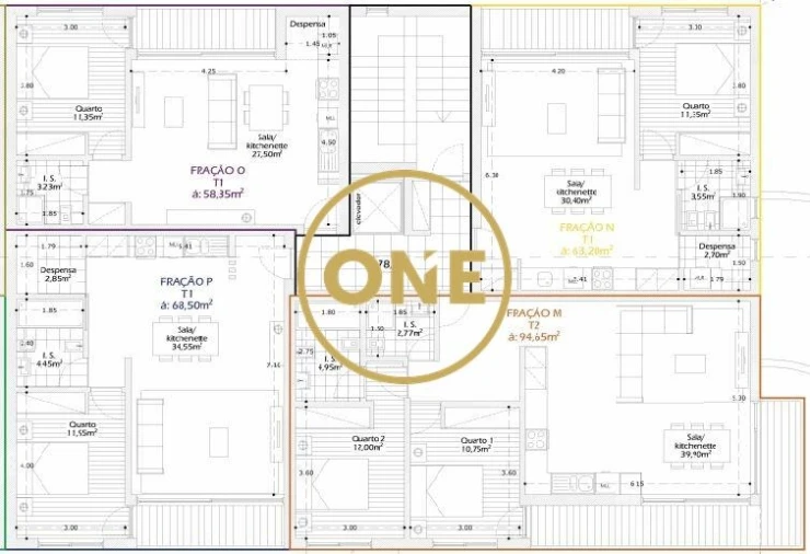 Apartamento T1 para Venda em Vila Nova de Famalicão e Calendário Foto 2