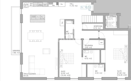 Apartamento T2 para Venda em Esgueira