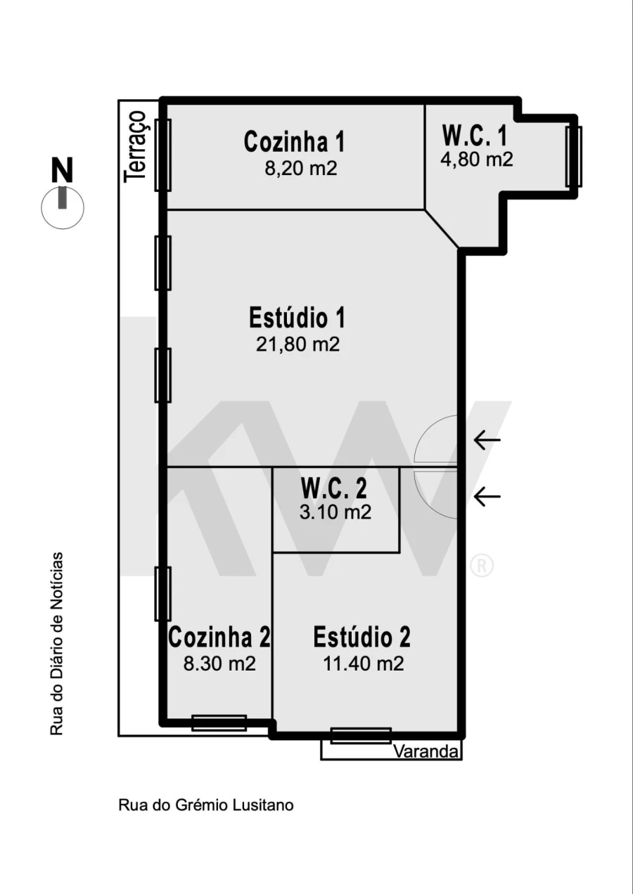 Apartamento T2 para Venda em Misericórdia Foto 22