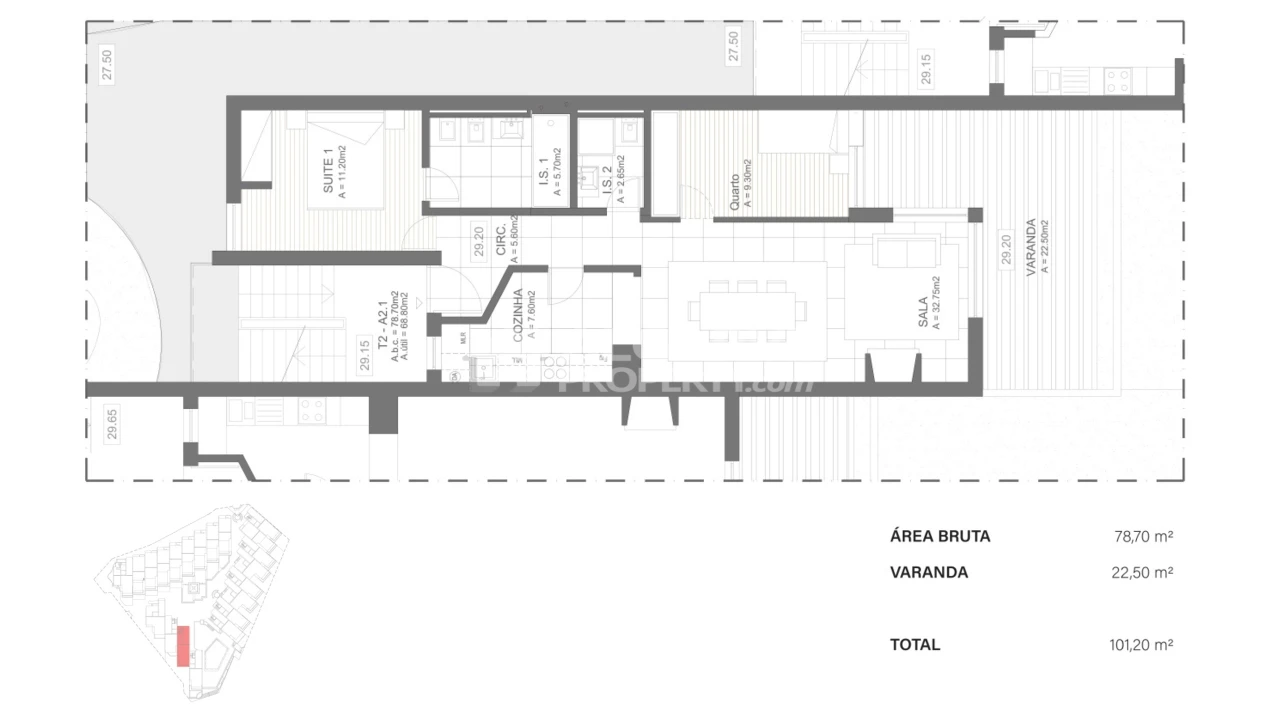 Apartamento T2 para Venda em Quarteira Foto 31