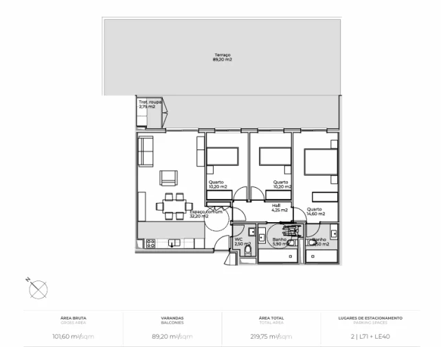 Apartamento T3 para Venda em Valongo Foto 12