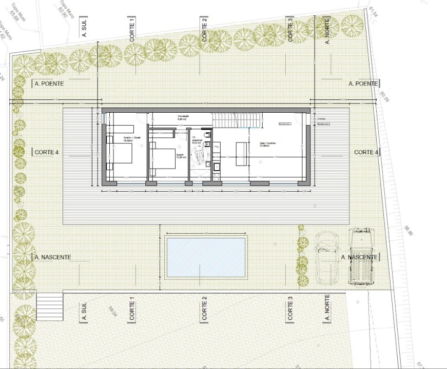Moradia T5 para Venda em Carvalhal Planta 2