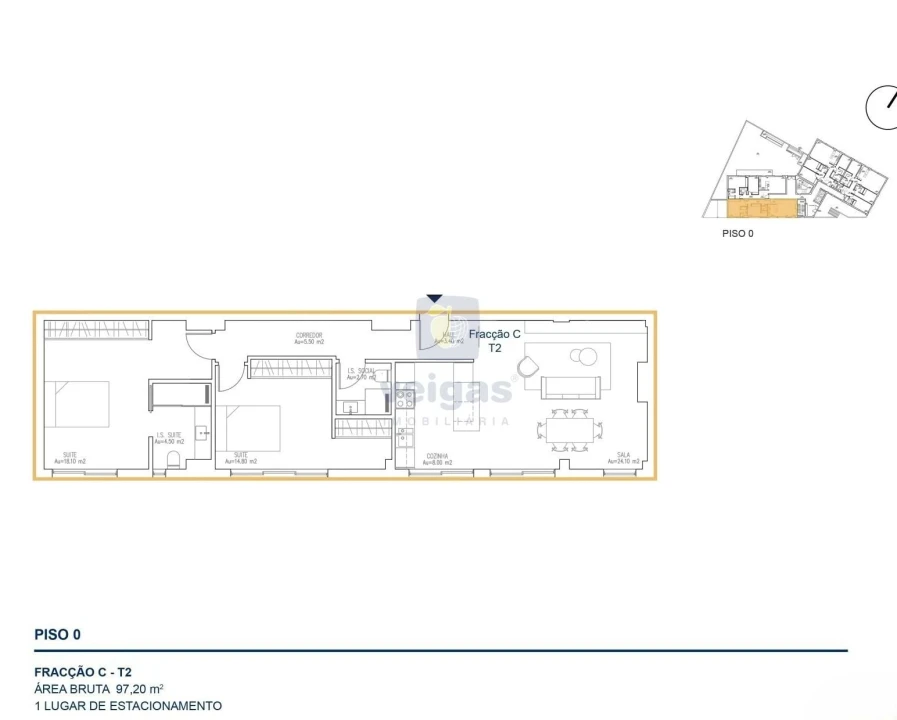 Apartamento T2 para Venda em Atouguia da Baleia Foto 16