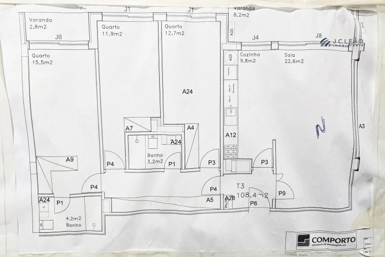 Apartamento T3 para Venda em Canidelo Foto 22