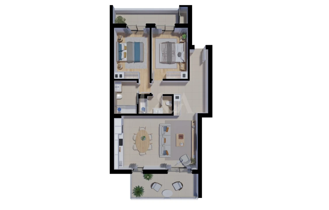 Apartamento T2 para Venda em Tavira (Santa Maria e Santiago) Foto 9