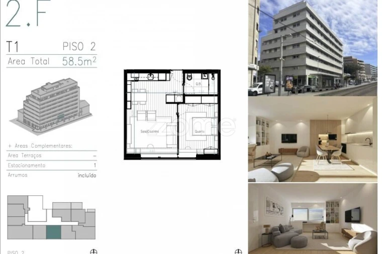Apartamento T1 para Venda em Matosinhos e Leça da Palmeira Foto 6