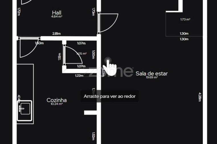 Apartamento T2 para Venda em Alvalade Planta 1