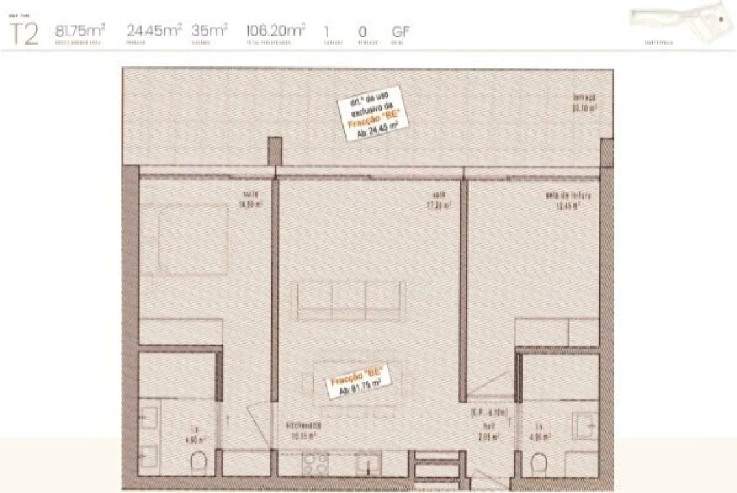 Apartamento T2 para Venda em Lagoa e Carvoeiro Foto 35