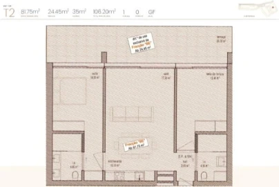 Apartamento T2 para Venda em Lagoa e Carvoeiro