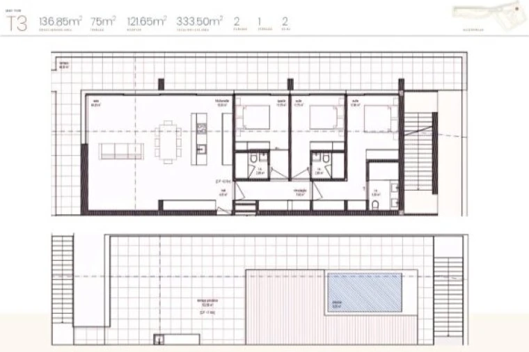Apartamento T3 para Venda em Lagoa e Carvoeiro Foto 35