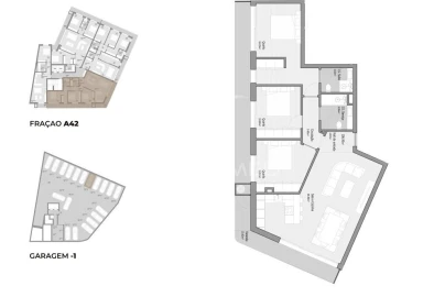 Apartamento T3 para Venda em Bougado (São Martinho e Santiago)