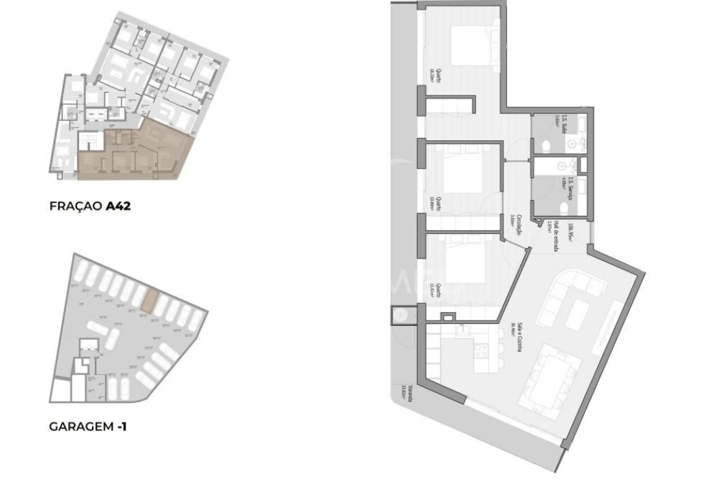 Apartamento T3 para Venda em Bougado (São Martinho e Santiago) Foto 15