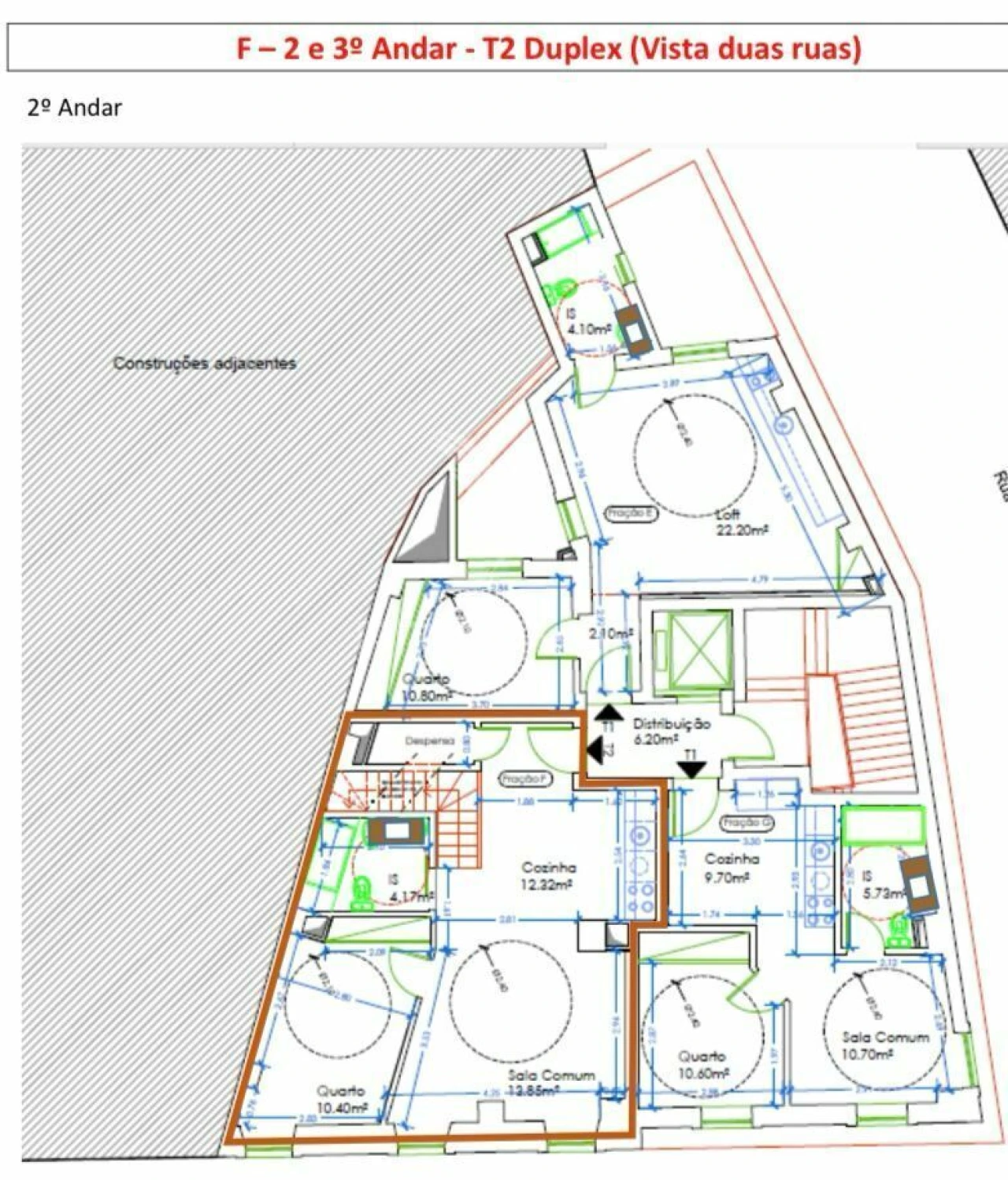 Apartamento T2 para Venda em Faro (Sé e São Pedro) Foto 3