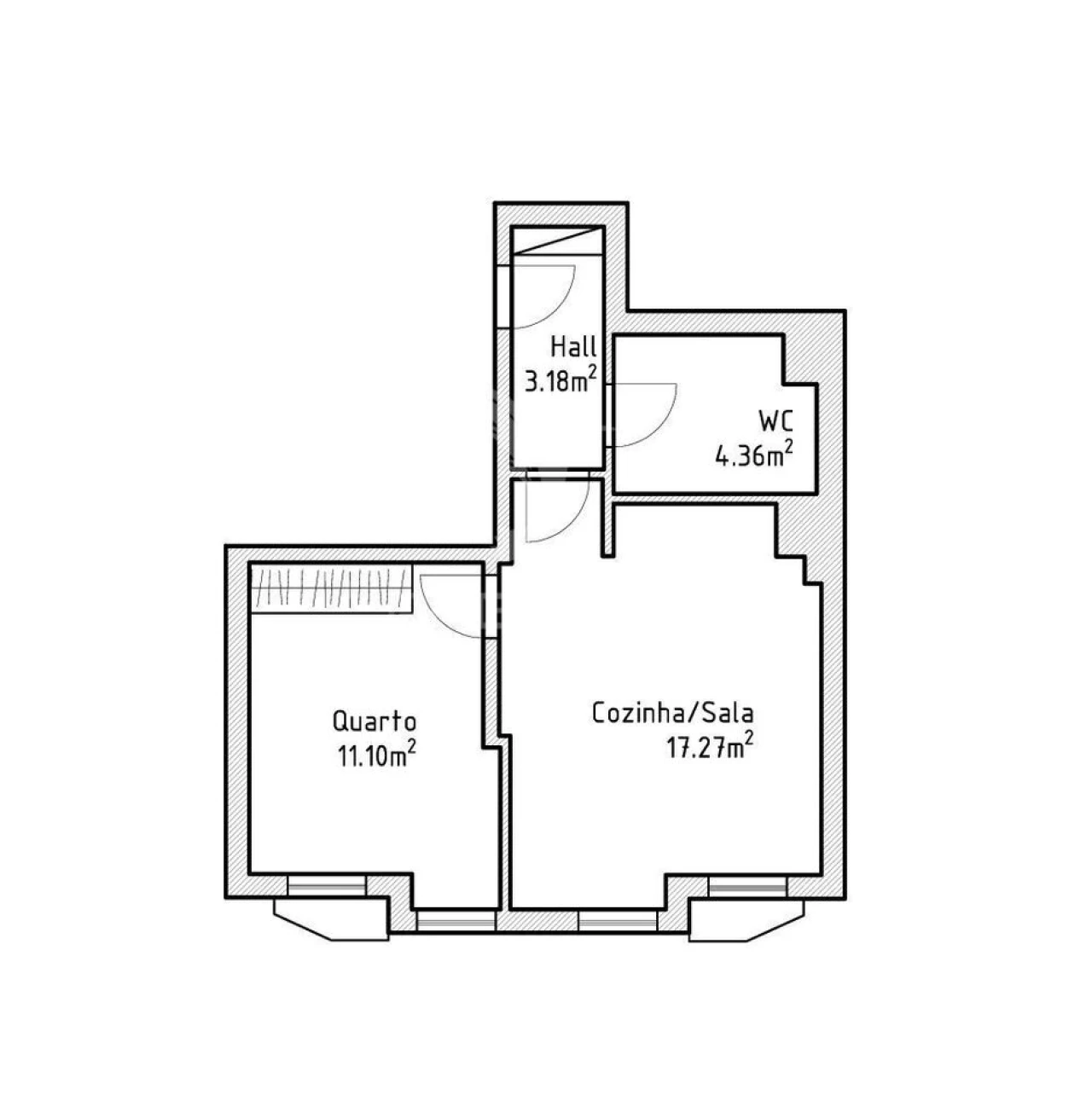 Apartamento T1 para Venda em Lordelo do Ouro e Massarelos Foto 11