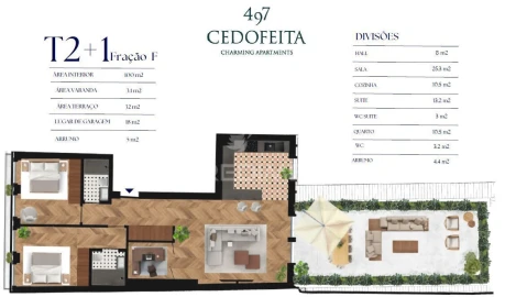 Apartamento T2 para Venda em Cedofeita, Santo Ildefonso, Sé, Miragaia, São Nicolau e Vitória