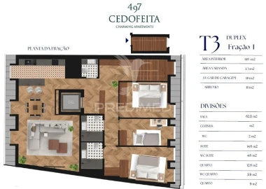 Apartamento T3 para Venda em Cedofeita, Santo Ildefonso, Sé, Miragaia, São Nicolau e Vitória