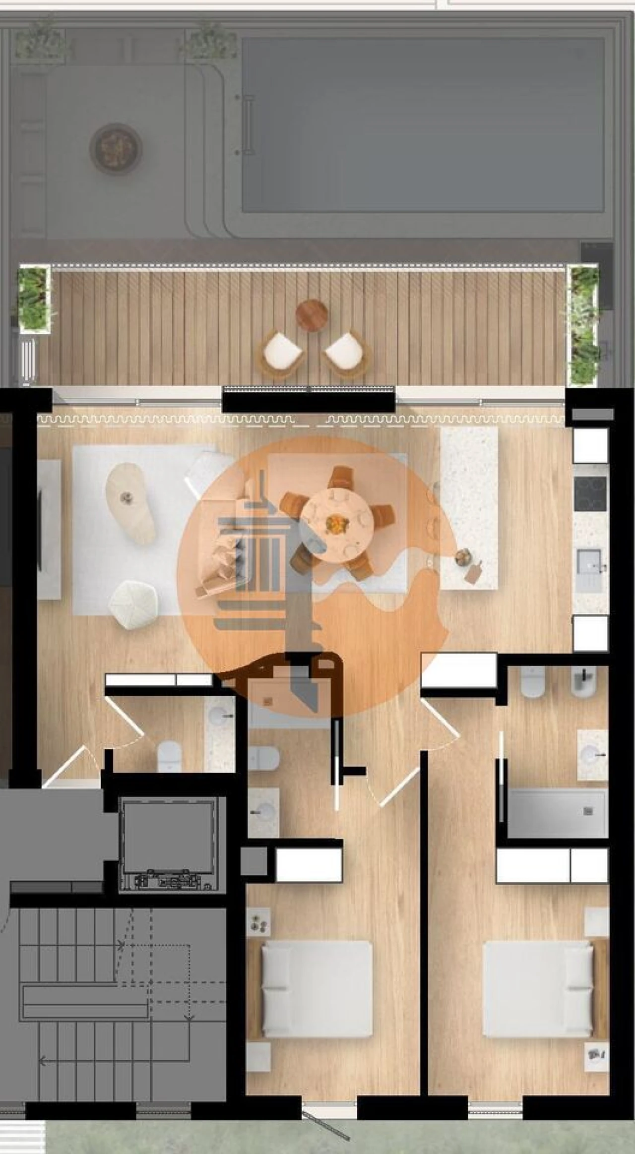 Apartamento T2 para Venda em Moncarapacho e Fuseta Foto 3
