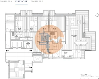 Apartamento T4 para Venda em Alcantara