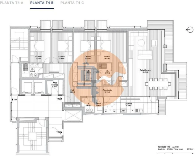 Apartamento T4 para Venda em Alcantara Foto 21