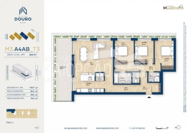 Apartamento T3 para Venda em Santa Marinha e São Pedro da Afurada