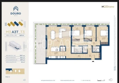 Apartamento T3 para Venda em Santa Marinha e São Pedro da Afurada