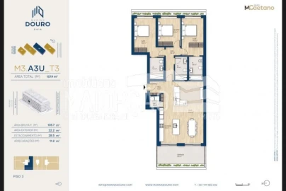 Apartamento T3 para Venda em Santa Marinha e São Pedro da Afurada