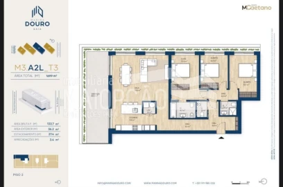 Apartamento T3 para Venda em Santa Marinha e São Pedro da Afurada
