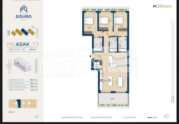 Apartamento T3 para Venda em Santa Marinha e São Pedro da Afurada Foto 26