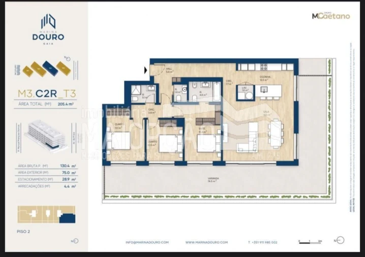 Apartamento T3 para Venda em Santa Marinha e São Pedro da Afurada Foto 33