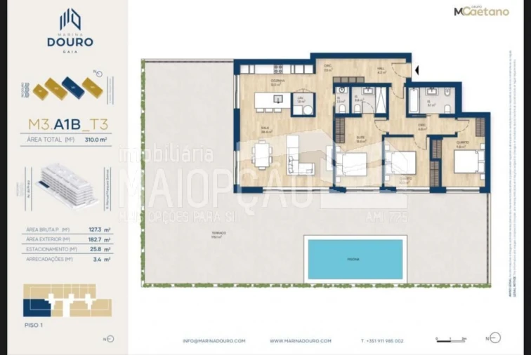Apartamento T3 para Venda em Santa Marinha e São Pedro da Afurada Foto 36