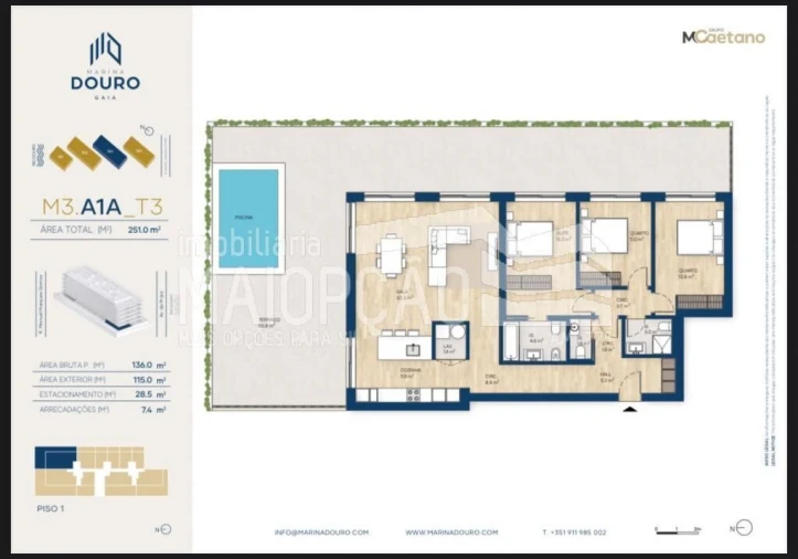 Apartamento T3 para Venda em Santa Marinha e São Pedro da Afurada Foto 37