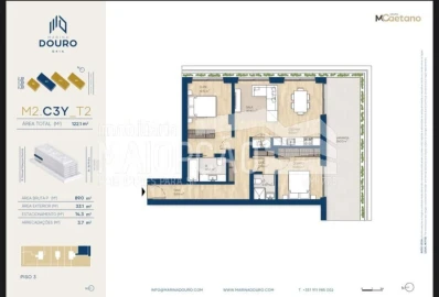 Apartamento T2 para Venda em Santa Marinha e São Pedro da Afurada