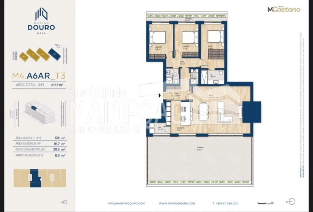 Apartamento T3 para Venda em Santa Marinha e São Pedro da Afurada Foto 33