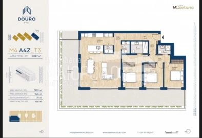Apartamento T3 para Venda em Santa Marinha e São Pedro da Afurada