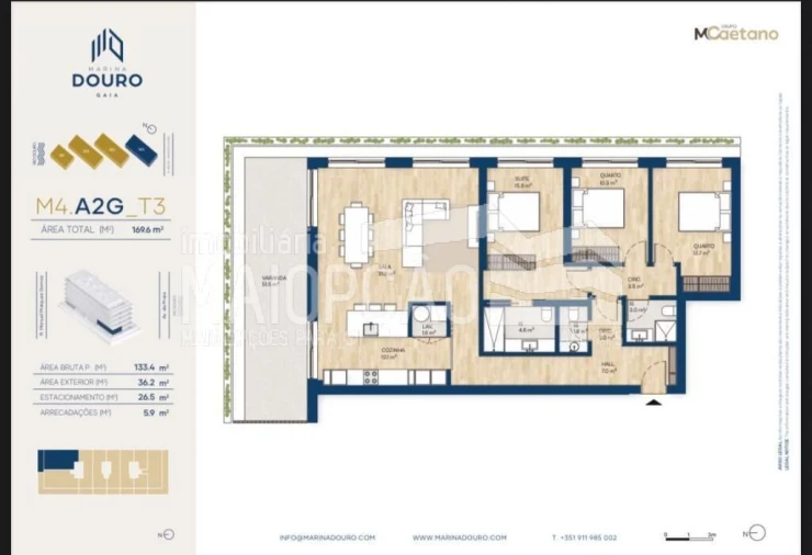 Apartamento T3 para Venda em Santa Marinha e São Pedro da Afurada Foto 24