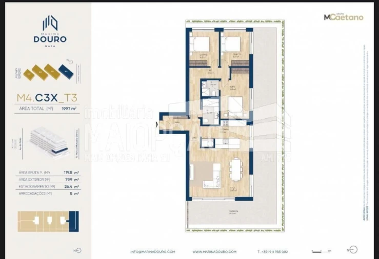 Apartamento T3 para Venda em Santa Marinha e São Pedro da Afurada Foto 27