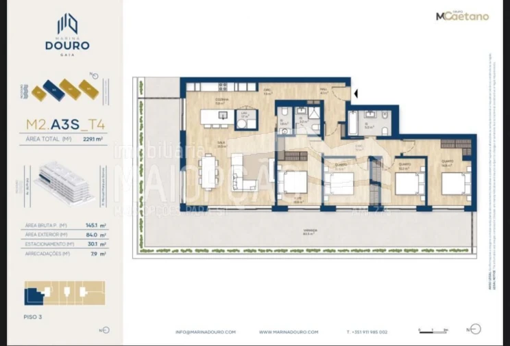 Apartamento T4 para Venda em Santa Marinha e São Pedro da Afurada Foto 25