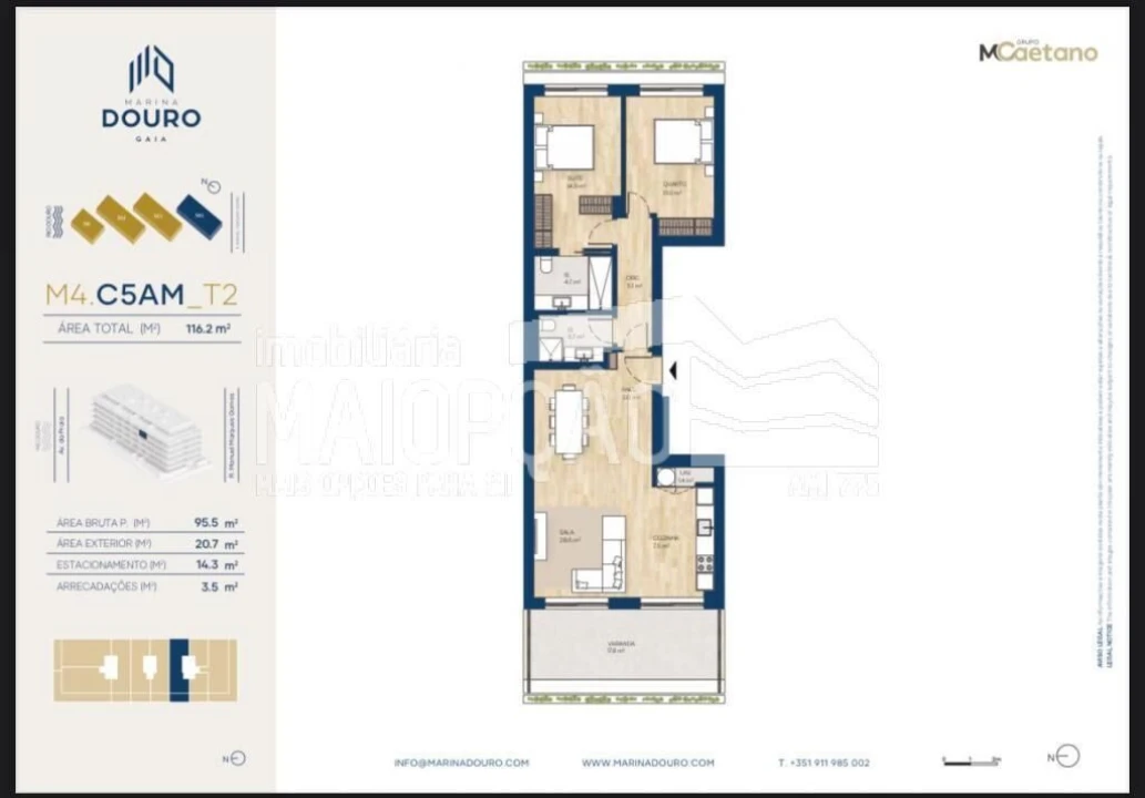 Apartamento T2 para Venda em Santa Marinha e São Pedro da Afurada Foto 29