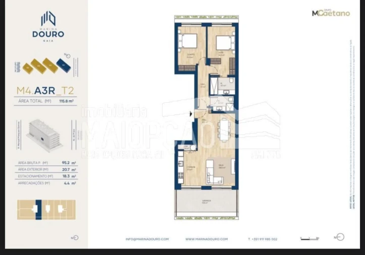 Apartamento T2 para Venda em Santa Marinha e São Pedro da Afurada Foto 24