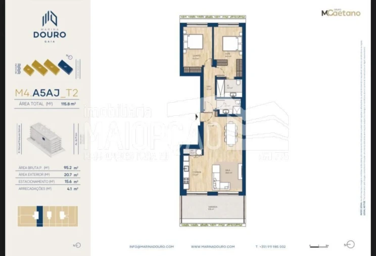 Apartamento T2 para Venda em Santa Marinha e São Pedro da Afurada Foto 25