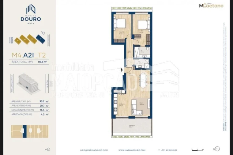 Apartamento T2 para Venda em Santa Marinha e São Pedro da Afurada Foto 26