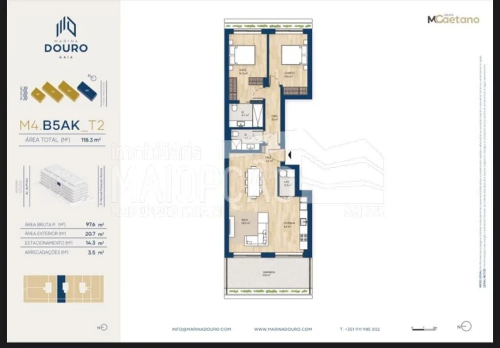 Apartamento T2 para Venda em Santa Marinha e São Pedro da Afurada Foto 27
