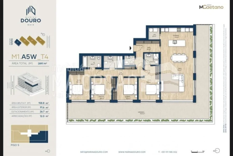 Apartamento T4 para Venda em Santa Marinha e São Pedro da Afurada Foto 36