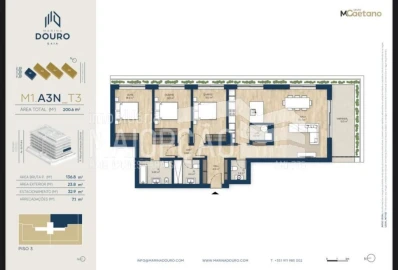 Apartamento T3 para Venda em Santa Marinha e São Pedro da Afurada