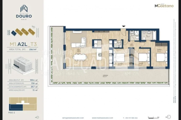 Apartamento T3 para Venda em Santa Marinha e São Pedro da Afurada Foto 36