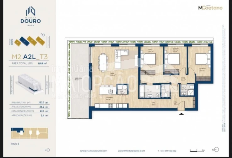 Apartamento T3 para Venda em Santa Marinha e São Pedro da Afurada Foto 26