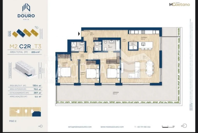 Apartamento T3 para Venda em Santa Marinha e São Pedro da Afurada Foto 28