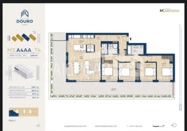 Apartamento T4 para Venda em Santa Marinha e São Pedro da Afurada