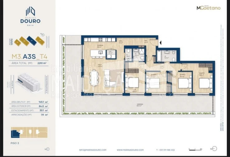 Apartamento T4 para Venda em Santa Marinha e São Pedro da Afurada Foto 23