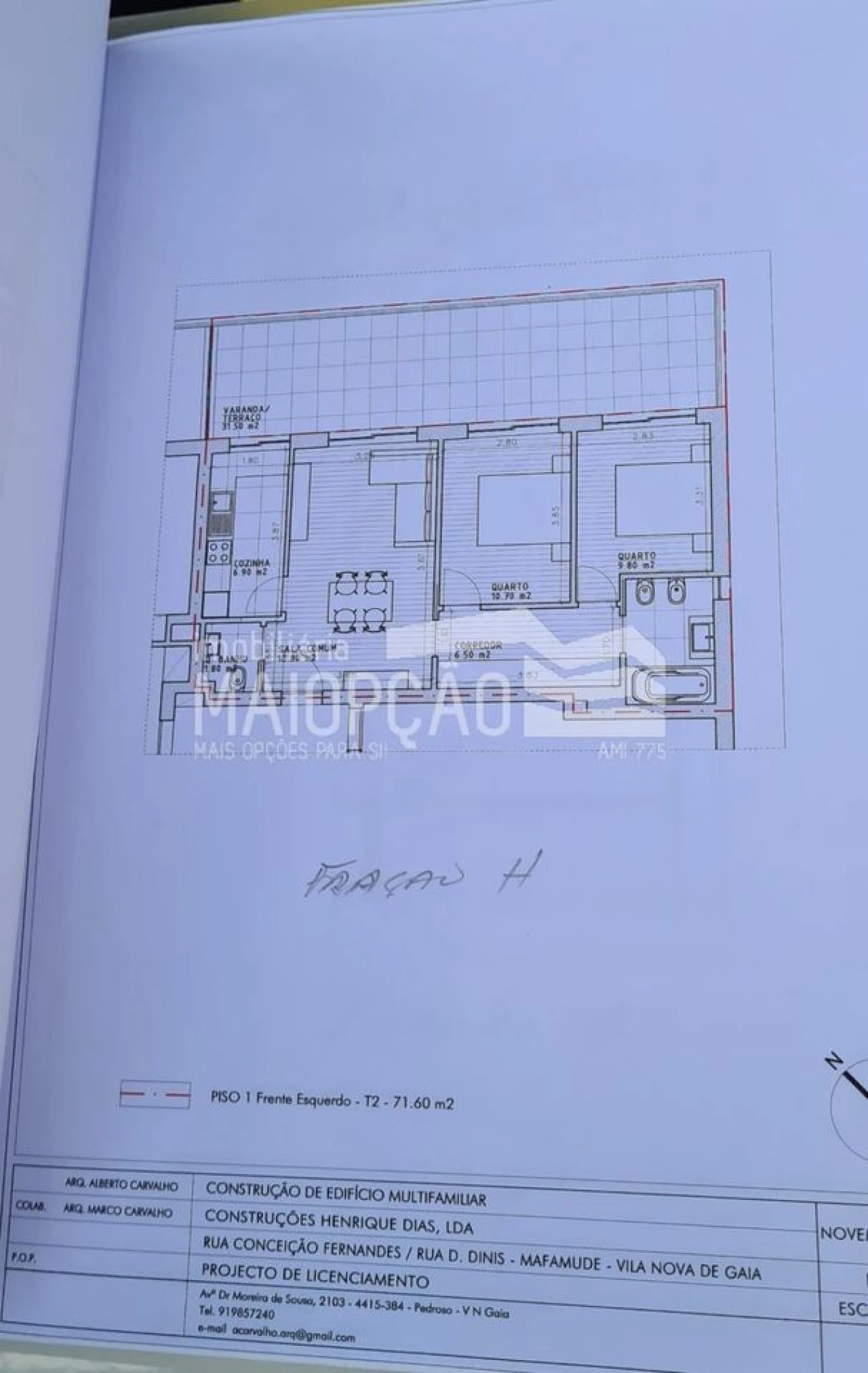 Apartamento T2 para Venda em Mafamude e Vilar do Paraíso Foto 3